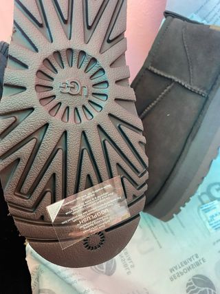 Stivali UGG Choco Brown con Plateau ultra mini