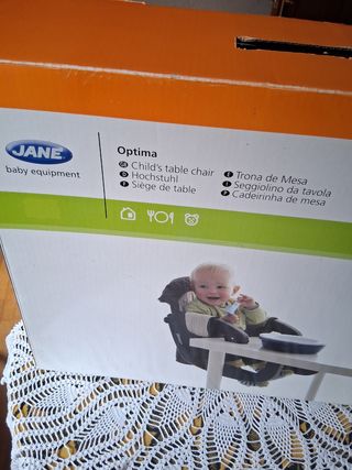 Trona de mesa Jane roja