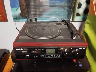 Tocadiscos Brighton Vintage USB/SD/MP3