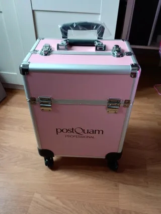 Maletín maquillaje profesional PostQuam rosa