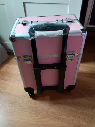 Maletín maquillaje profesional PostQuam rosa