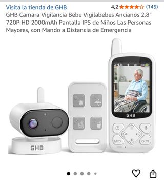 Cámara Vigilancia Bebé GHB 720P