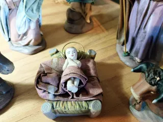 Precioso Nacimiento Barro Murciano