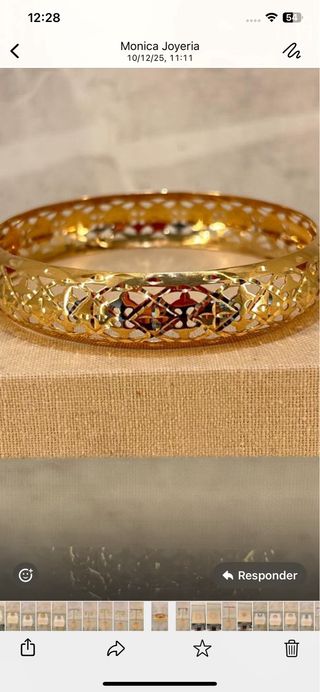 Pulsera Calada Oro 18 Kl