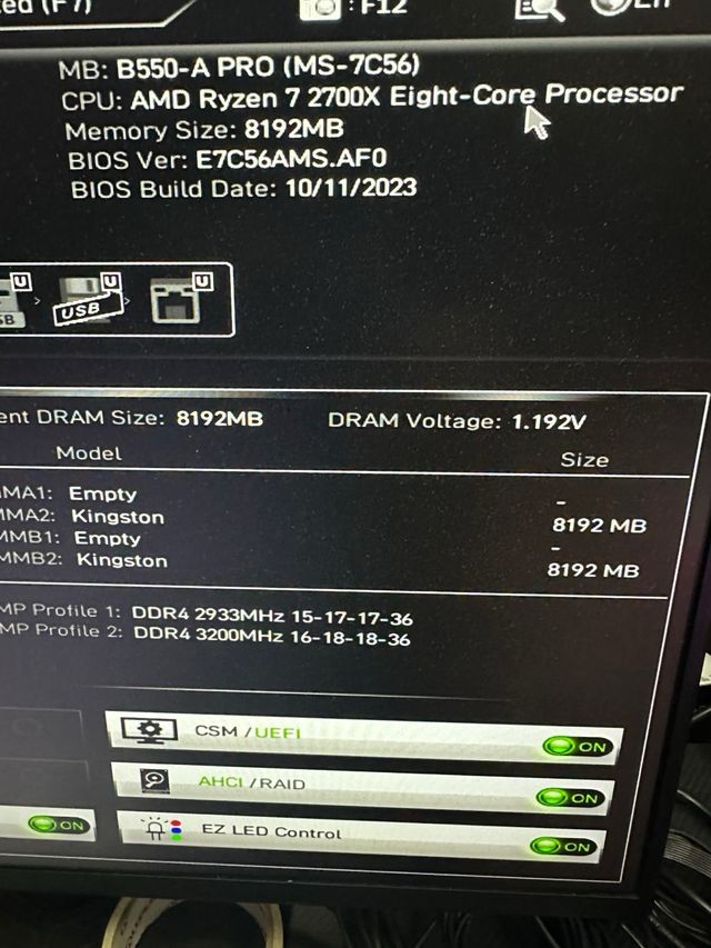 2x Kingston FURY Beast DDR4 RAM 8GB#292614