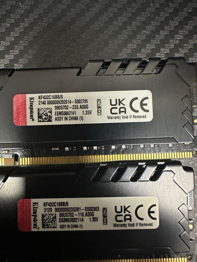 2x Kingston FURY Beast DDR4 RAM 8GB#292614
