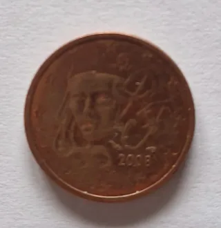 2 céntimos Francia 2008