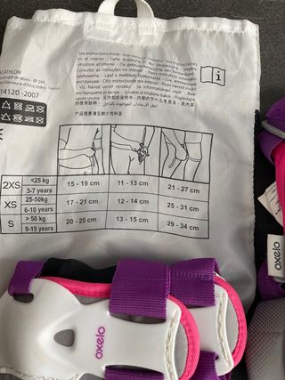 Kit Protección Infantil Oxelo T.S. Patinete Skate