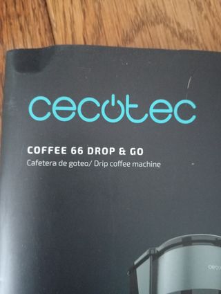 Cafetera Cecotec goteo con vaso