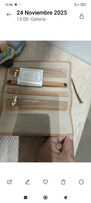 Joyero de viaje El potro beige