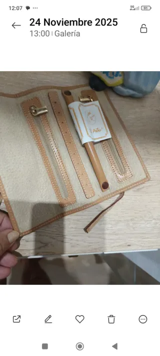 Joyero de viaje El potro beige