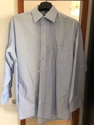 Camisa de vestir Ted Lapidus azul