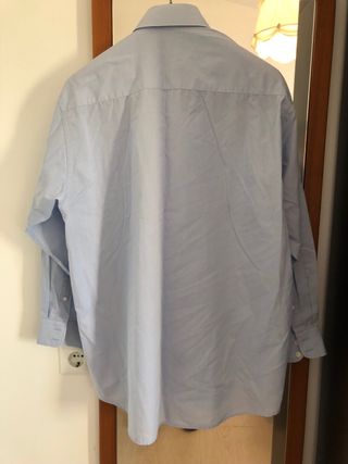 Camisa de vestir Ted Lapidus azul