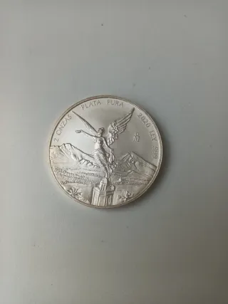 Moneda Libertad Plata Pura 2 Onzas 2020