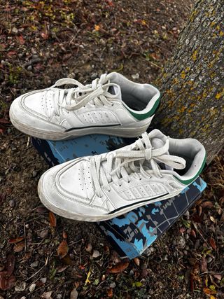 Sneakers uomo Goodyear bianche e verdi taglia 40