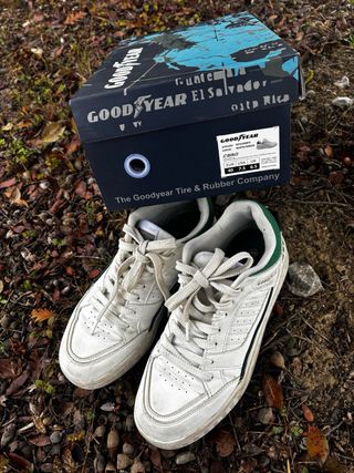 Sneakers uomo Goodyear bianche e verdi taglia 40