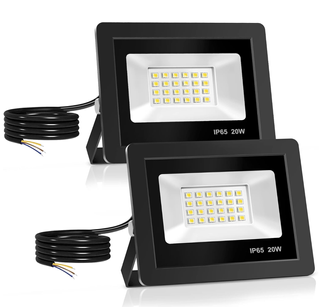 2 Faretti LED Realky 20W IP65 per Esterni