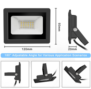 2 Faretti LED Realky 20W IP65 per Esterni