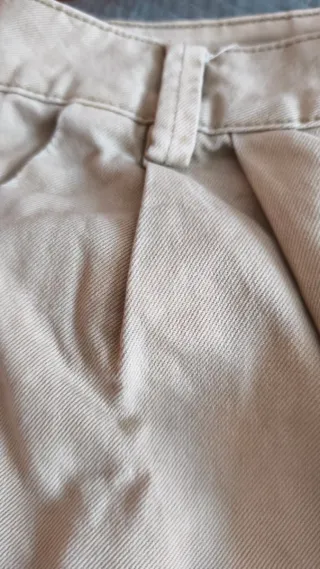 Conjunto Jersey arcilla y Pantalón Beige