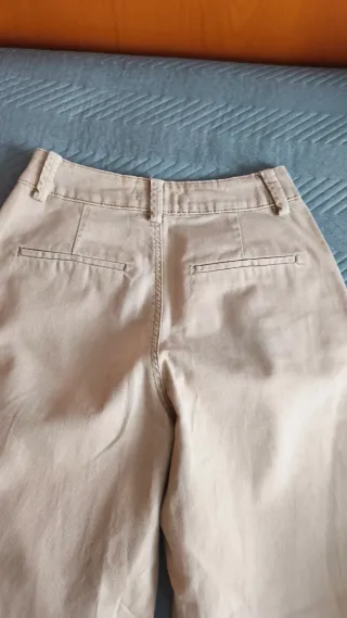 Conjunto Jersey arcilla y Pantalón Beige