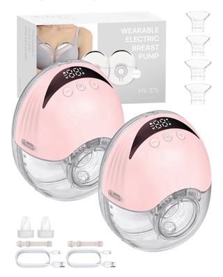 2 Sacaleches Eléctricos Esynic Manos Libres rosa