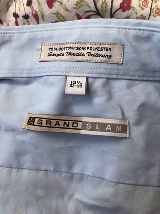 Camisa de vestir Grand Slam azul