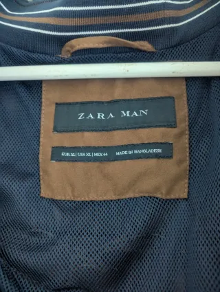 Cazadora Zara Marrón Hombre XL