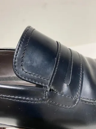 Mocasines de piel de Dsquared2 en color negro