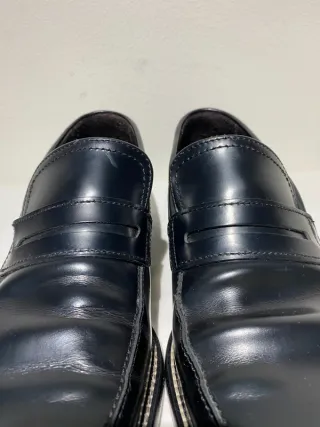 Mocasines de piel de Dsquared2 en color negro