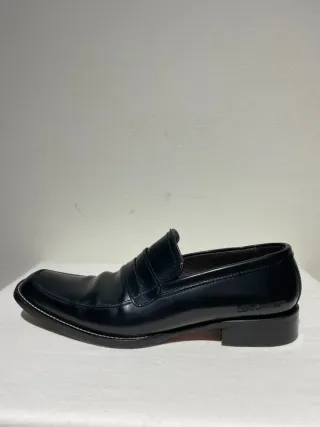 Mocasines de piel de Dsquared2 en color negro