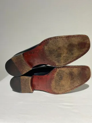 Mocasines de piel de Dsquared2 en color negro