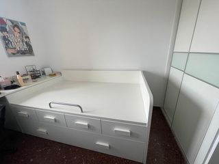 Cama nido 105 cm con 3 cajones