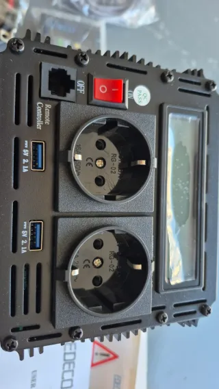 Inversor EDECOA 1000W/2000W Onda Pura