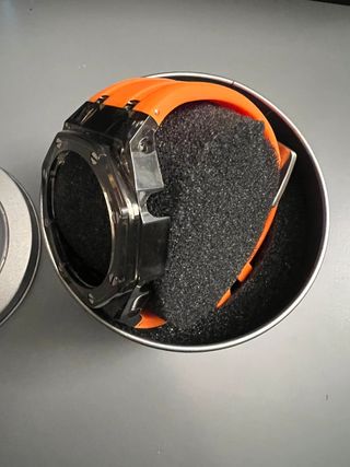 Kit Mod Reloj Casio GA2100 Negro Naranja