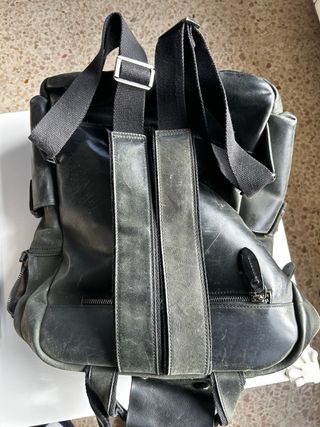 Mochila S-Zone Cuero Portátil Gris