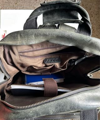 Mochila S-Zone Cuero Portátil Gris