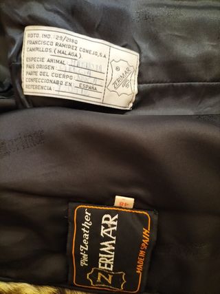 Chaquetón de piel de marmota señora