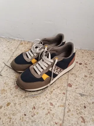 Zapatillas Napapijri Azul y Marrón