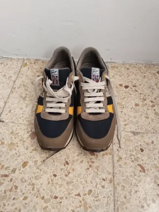 Zapatillas Napapijri Azul y Marrón