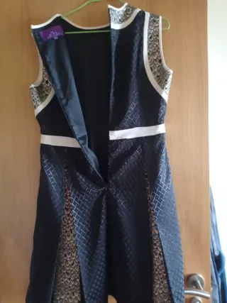 Vestido fiesta Cocoa Talla 42 Negro