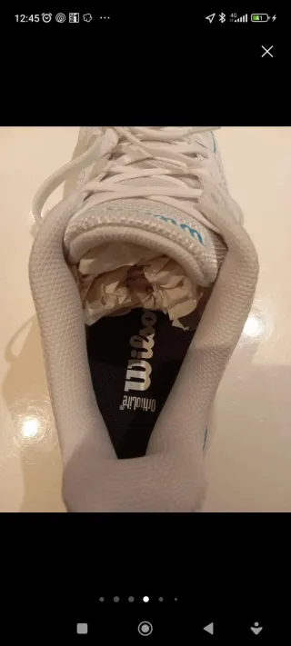 Zapatillas Wilson Pro Rush Lite Blancas. A estrena