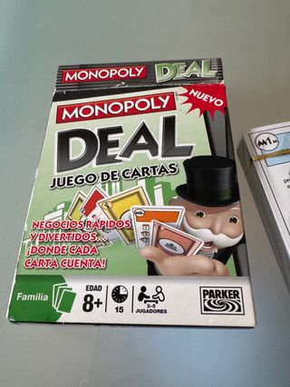 Monopoly Deal Juego de Cartas