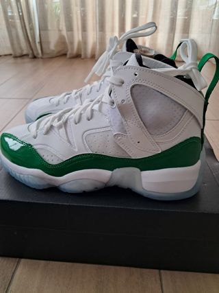 Zapatillas Jordan Jumpman Blancas y Verdes