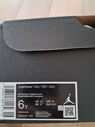 Zapatillas Jordan Jumpman Blancas y Verdes