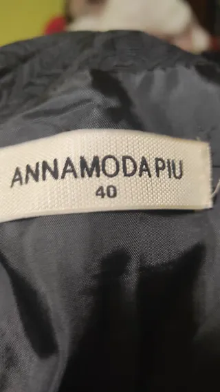 Abrigo vintage italiano negro