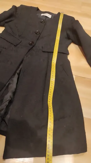 Abrigo vintage italiano negro