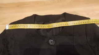 Abrigo vintage italiano negro