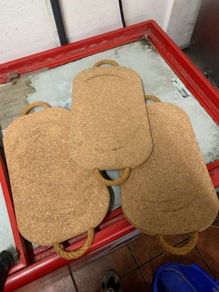 Tablas de corcho para chuletón/pescado