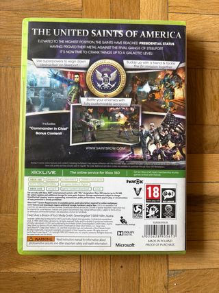 Saints Row IV Commander in Chief Edition Xbox 360