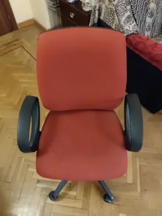 Silla de escritorio roja